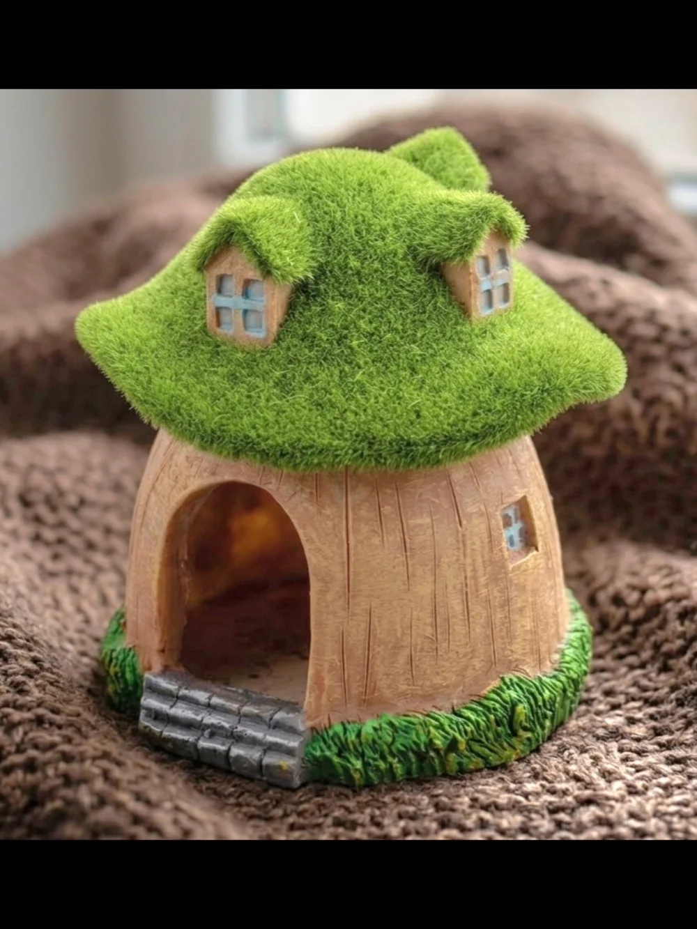 Aquarium Mushroom Fish Tank Cave House Home Hideout Shelter Decoration 4